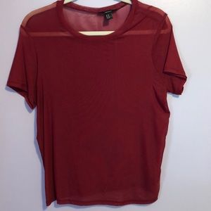 Shira maroon shirt